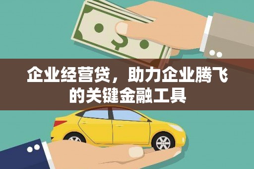 和顺企业经营贷，助力企业腾飞的关键金融工具