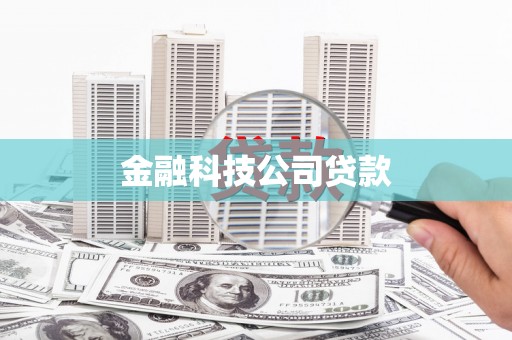 和顺金融科技公司贷款