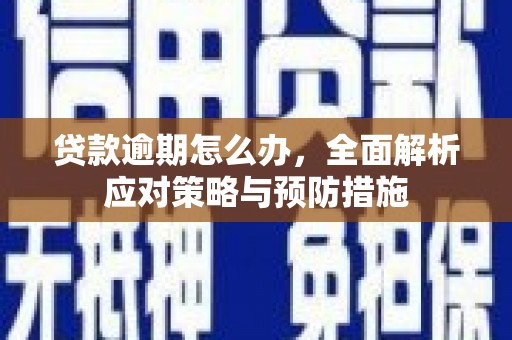 和顺贷款逾期怎么办，全面解析应对策略与预防措施