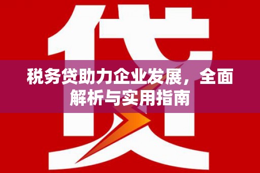 和顺税务贷助力企业发展，全面解析与实用指南