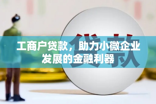 和顺工商户贷款，助力小微企业发展的金融利器