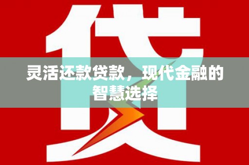 和顺灵活还款贷款，现代金融的智慧选择