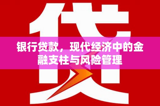 和顺银行贷款，现代经济中的金融支柱与风险管理
