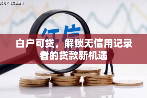 和顺白户可贷，解锁无信用记录者的贷款新机遇