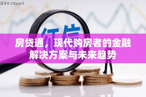 和顺房贷通，现代购房者的金融解决方案与未来趋势