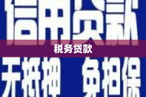 和顺税务贷款