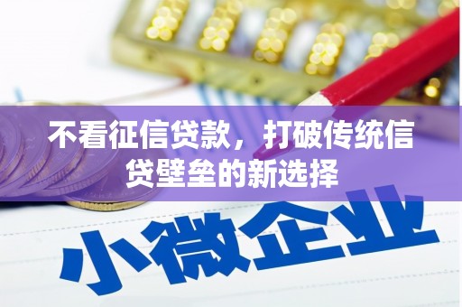 和顺不看征信贷款，打破传统信贷壁垒的新选择