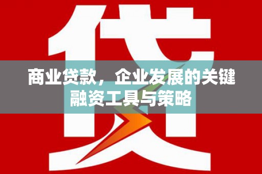 和顺商业贷款，企业发展的关键融资工具与策略