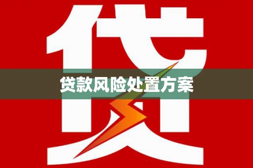 和顺贷款风险处置方案