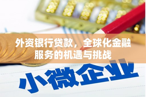 和顺外资银行贷款，全球化金融服务的机遇与挑战