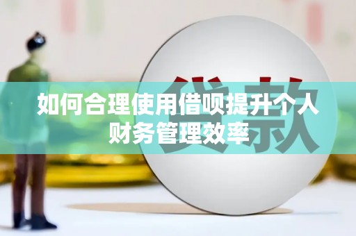 和顺如何合理使用借呗提升个人财务管理效率