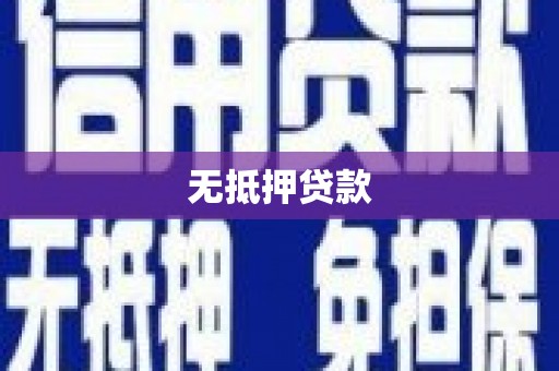 和顺无抵押贷款
