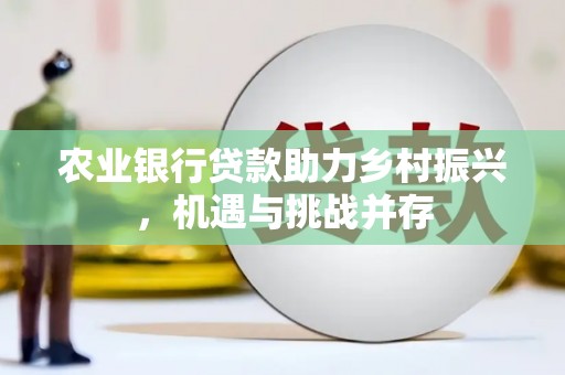 和顺农业银行贷款助力乡村振兴，机遇与挑战并存