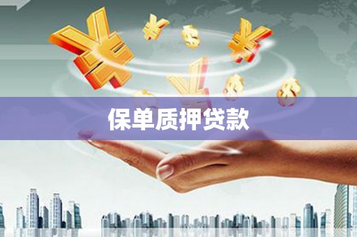 和顺保单质押贷款