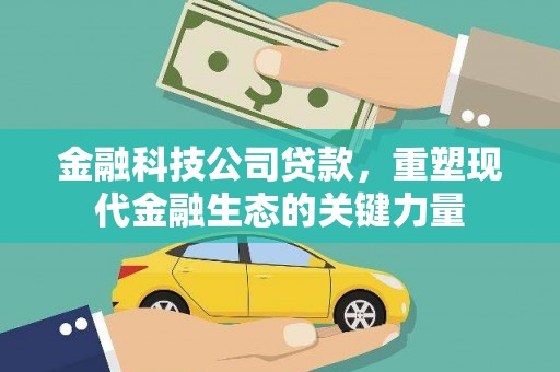 和顺金融科技公司贷款，重塑现代金融生态的关键力量