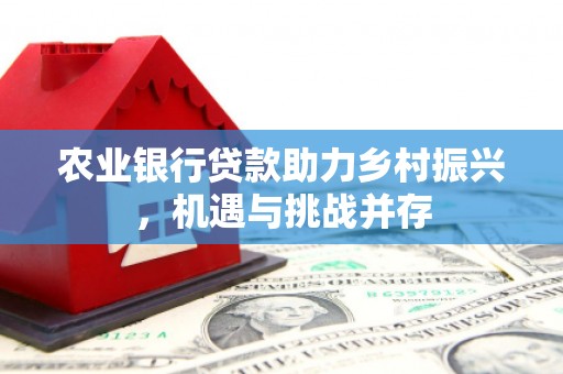 和顺农业银行贷款助力乡村振兴，机遇与挑战并存