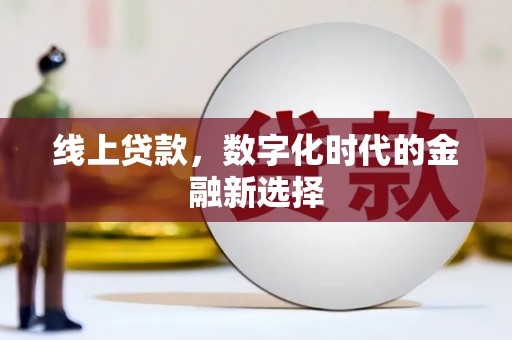 和顺线上贷款，数字化时代的金融新选择
